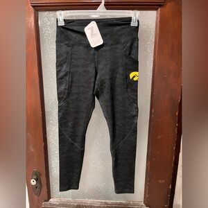⚫️Women's Black Leggings with Yellow Detail